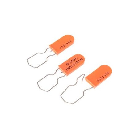 Cambridge Security Seals Padlock Seal With Wire Hasp Orange 1000/Pack PAD00049